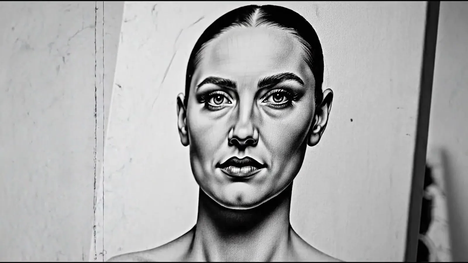a portrait completed by the ink